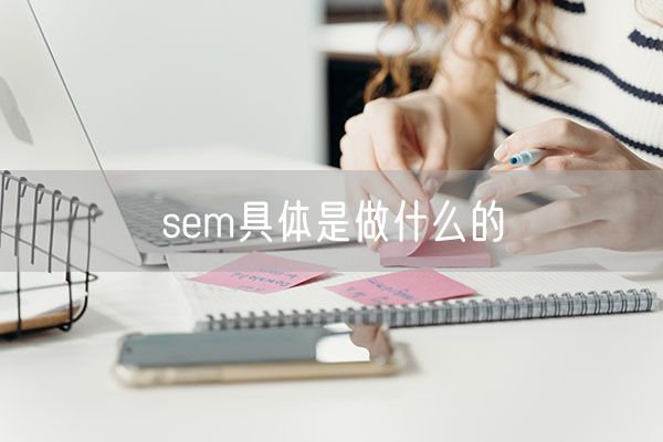 sem具体是做什么的