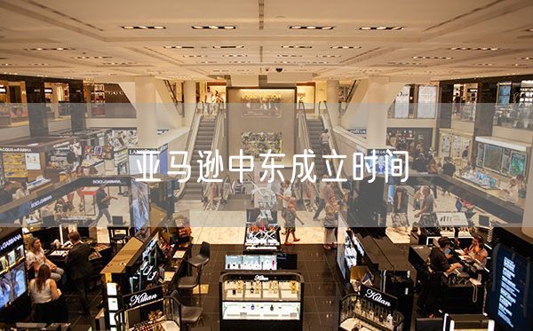 亚马逊中东成立时间