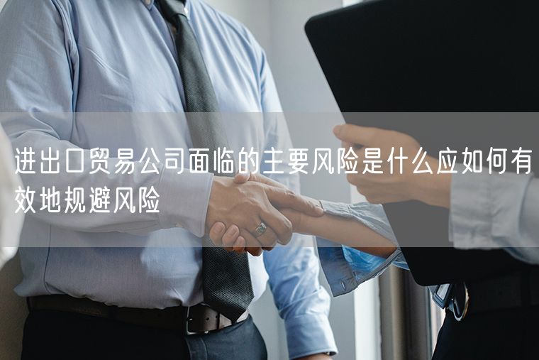 进出口贸易公司面临的主要风险是什么应如何有效地规避风险