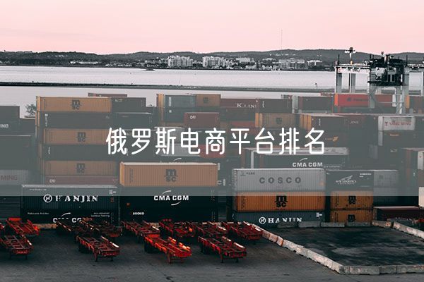 俄罗斯电商平台排名