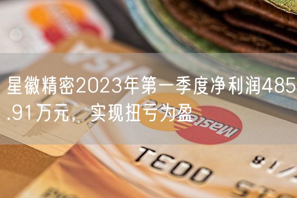 星徽精密2023年第一季度净利润485.91万元，实现扭亏为盈 