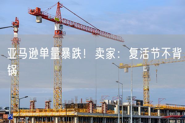 亚马逊单量暴跌！卖家：复活节不背锅