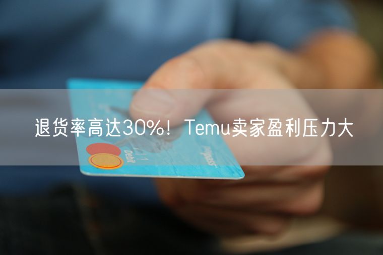 退货率高达30%！Temu卖家盈利压力大