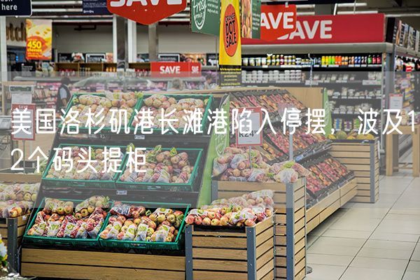 美国洛杉矶港长滩港陷入停摆，波及12个码头提柜