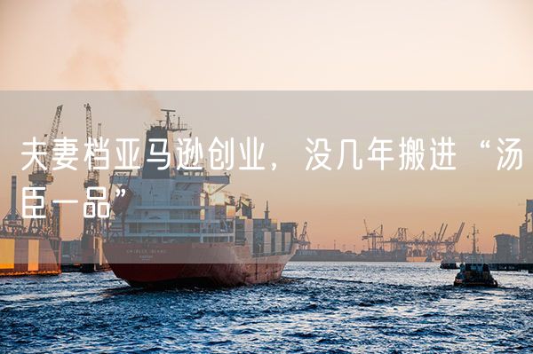 夫妻档亚马逊创业，没几年搬进“汤臣一品”
