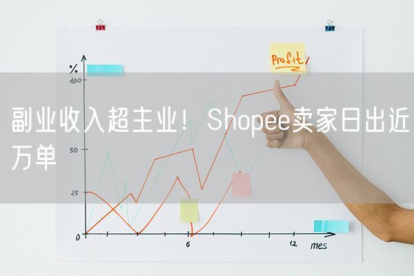 副业收入超主业！Shopee卖家日出近万单