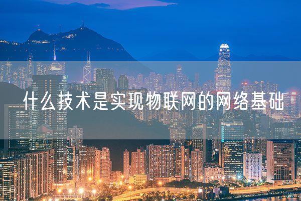 什么技术是实现物联网的网络基础