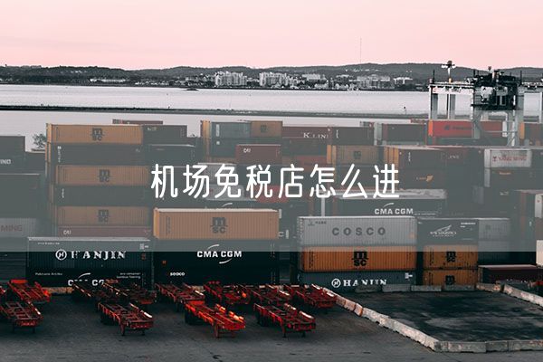 机场免税店怎么进