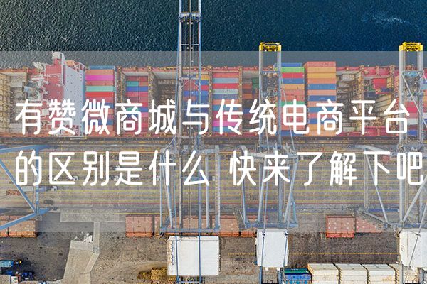 有赞微商城与传统电商平台的区别是什么 快来了解下吧