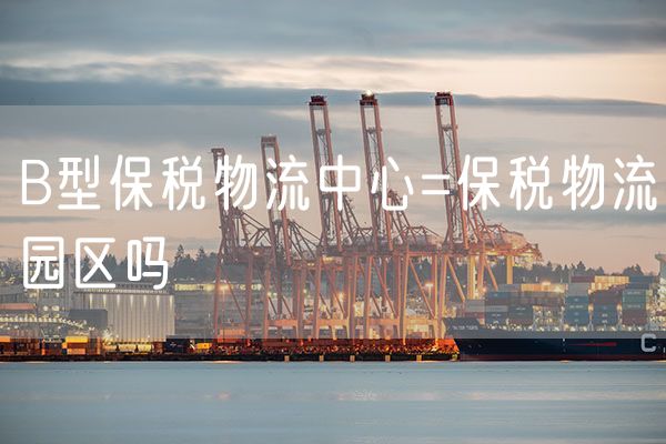 防城港有保税物流中心和保税港吗