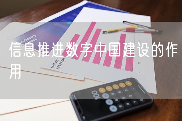 信息推进数字中国建设的作用