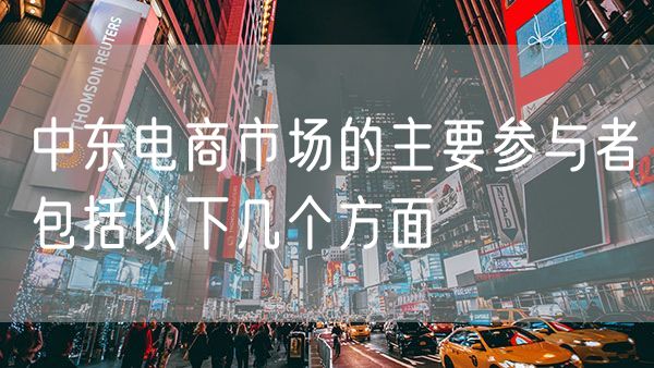 中东电商市场的主要参与者包括以下几个方面