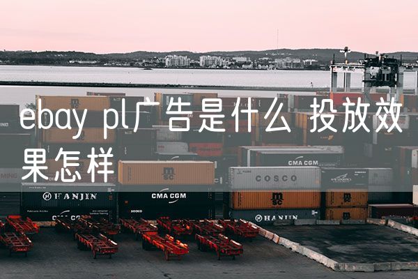 ebay pl广告是什么 投放效果怎样