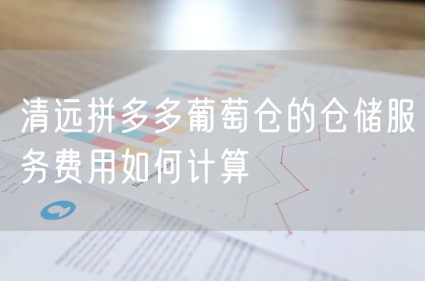 清远拼多多葡萄仓的仓储服务费用如何计算