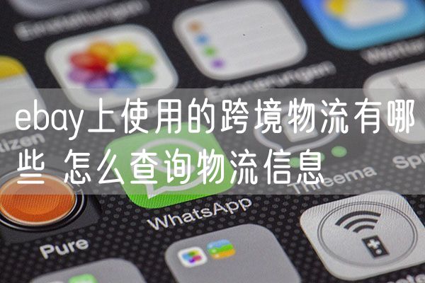 ebay上使用的跨境物流有哪些 怎么查询物流信息