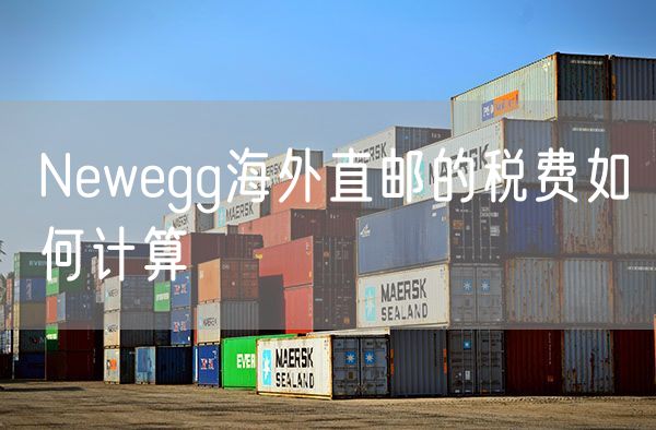 Newegg海外直邮的税费如何计算