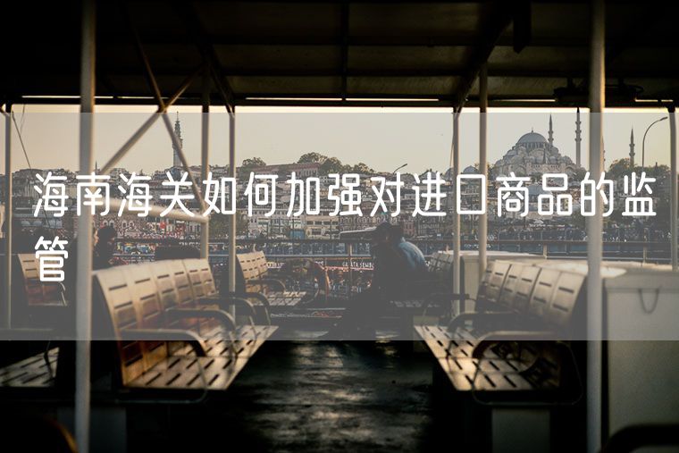 海南海关如何加强对进口商品的监管