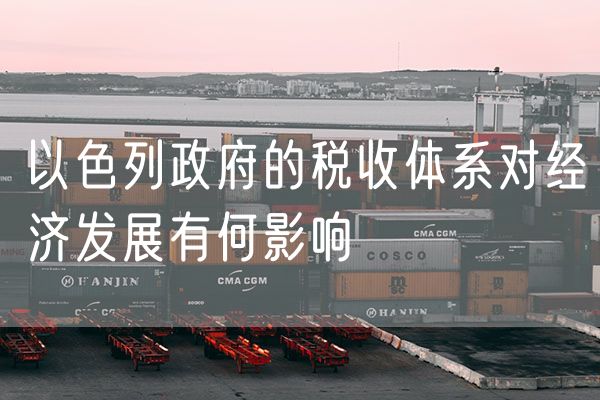 以色列政府的税收体系对经济发展有何影响