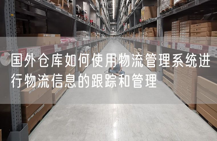国外仓库如何使用物流管理系统进行物流信息的跟踪和管理