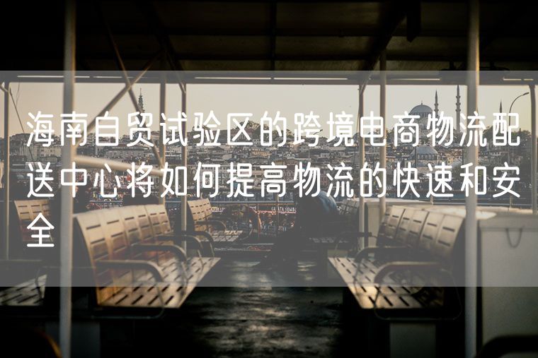 海南自贸试验区的跨境电商物流配送中心将如何提高物流的快速和安全