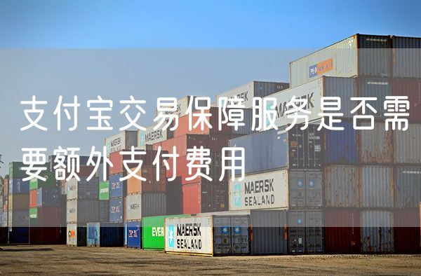 支付宝交易保障服务是否需要额外支付费用