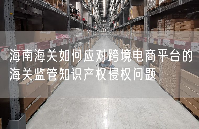 海南海关如何应对跨境电商平台的海关监管知识产权侵权问题