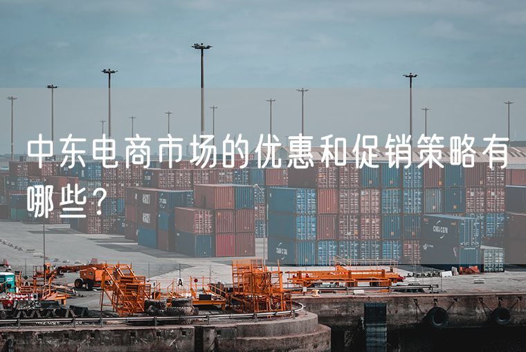 中东电商市场的优惠和促销策略有哪些？