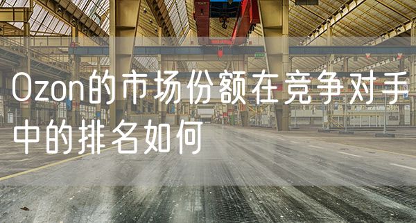 Ozon的市场份额在竞争对手中的排名如何