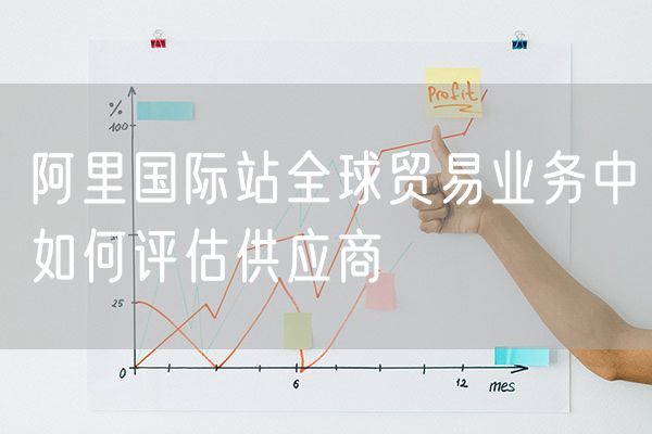 阿里国际站全球贸易业务中如何评估供应商
