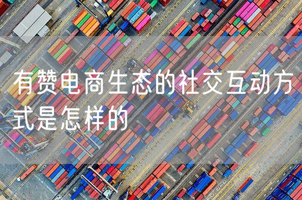 有赞电商生态的社交互动方式是怎样的