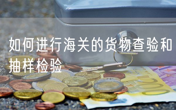 如何进行海关的货物查验和抽样检验