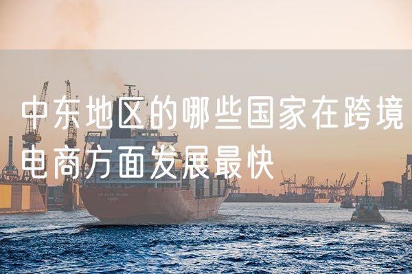 中东地区的哪些国家在跨境电商方面发展最快