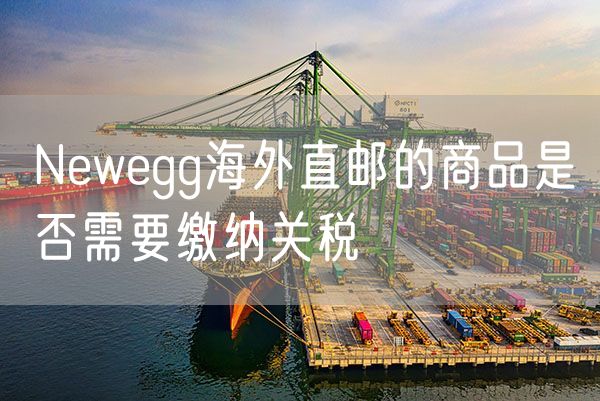 Newegg海外直邮的商品是否需要缴纳关税