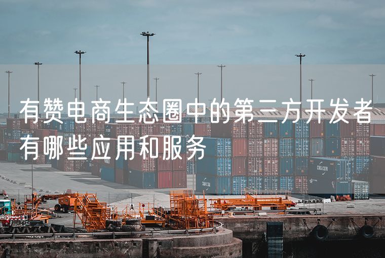 有赞电商生态圈中的第三方开发者有哪些应用和服务