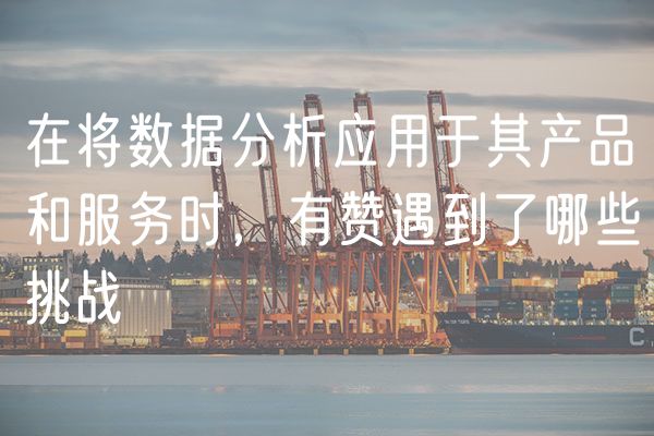 在将数据分析应用于其产品和服务时，有赞遇到了哪些挑战