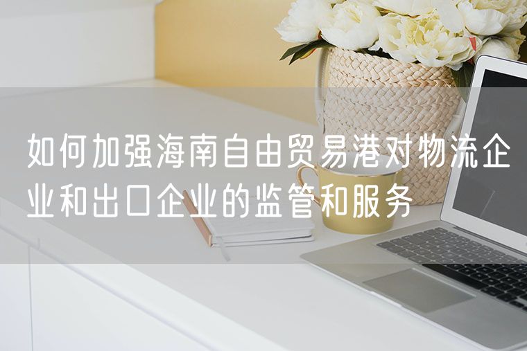 如何加强海南自由贸易港对物流企业和出口企业的监管和服务