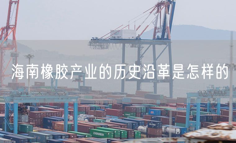 海南橡胶产业的历史沿革是怎样的