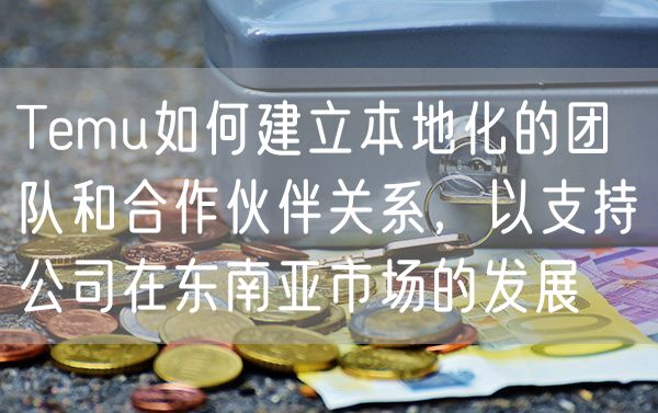 Temu如何建立本地化的团队和合作伙伴关系，以支持公司在东南亚市场的发展