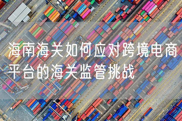 海南海关如何应对跨境电商平台的海关监管挑战