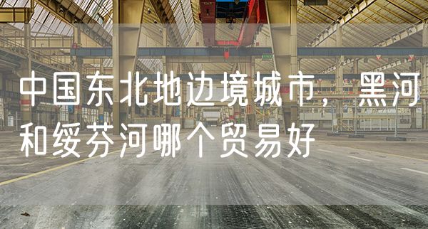 中国东北地边境城市，黑河和绥芬河哪个贸易好