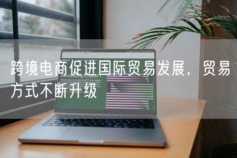 跨境电商促进国际贸易发展，贸易方式不断升级