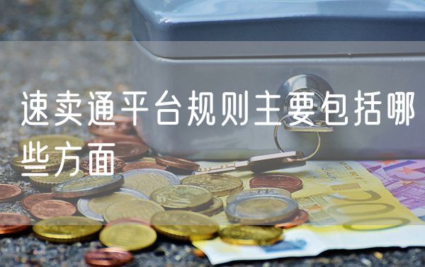 速卖通平台规则主要包括哪些方面