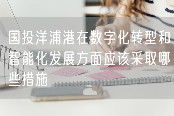 国投洋浦港在数字化转型和智能化发展方面应该采取哪些措施
