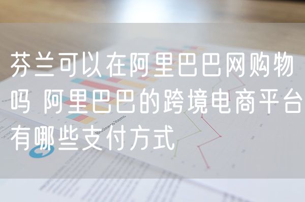 芬兰可以在阿里巴巴网购物吗 阿里巴巴的跨境电商平台有哪些支付方式