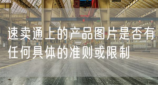 速卖通上的产品图片是否有任何具体的准则或限制