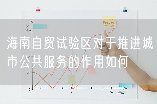 海南自贸试验区对于推进城市公共服务的作用如何