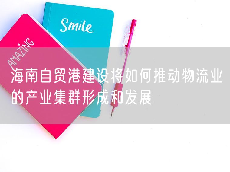海南自贸港建设将如何推动物流业的产业集群形成和发展
