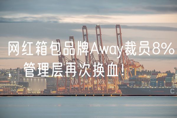 网红箱包品牌Away裁员8%，管理层再次换血！