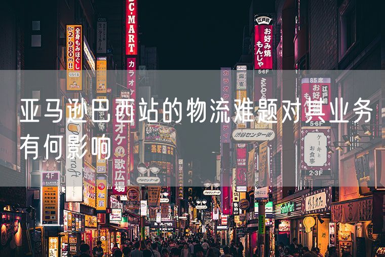 亚马逊巴西站的物流难题对其业务有何影响
