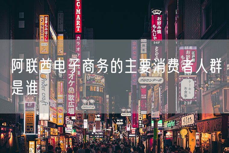 阿联酋电子商务的主要消费者人群是谁